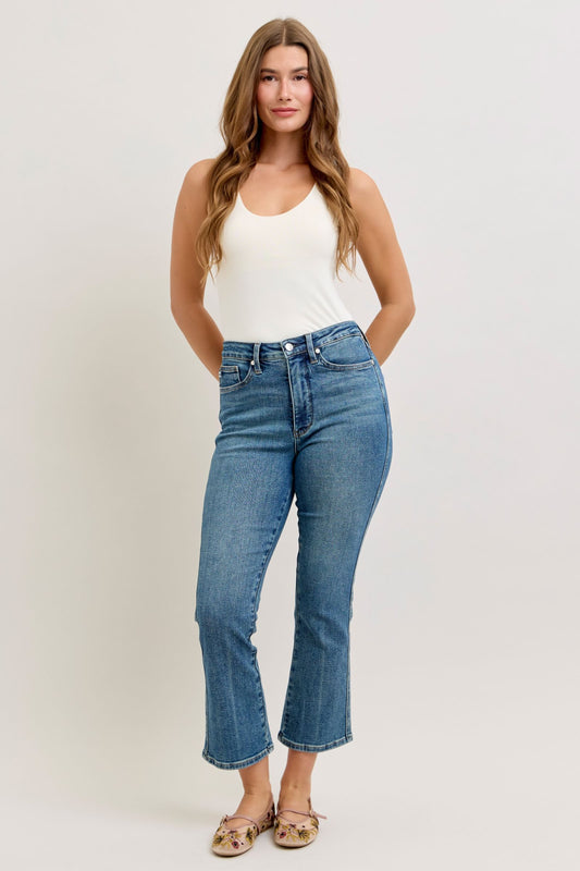 Judy blue kick flare jeans