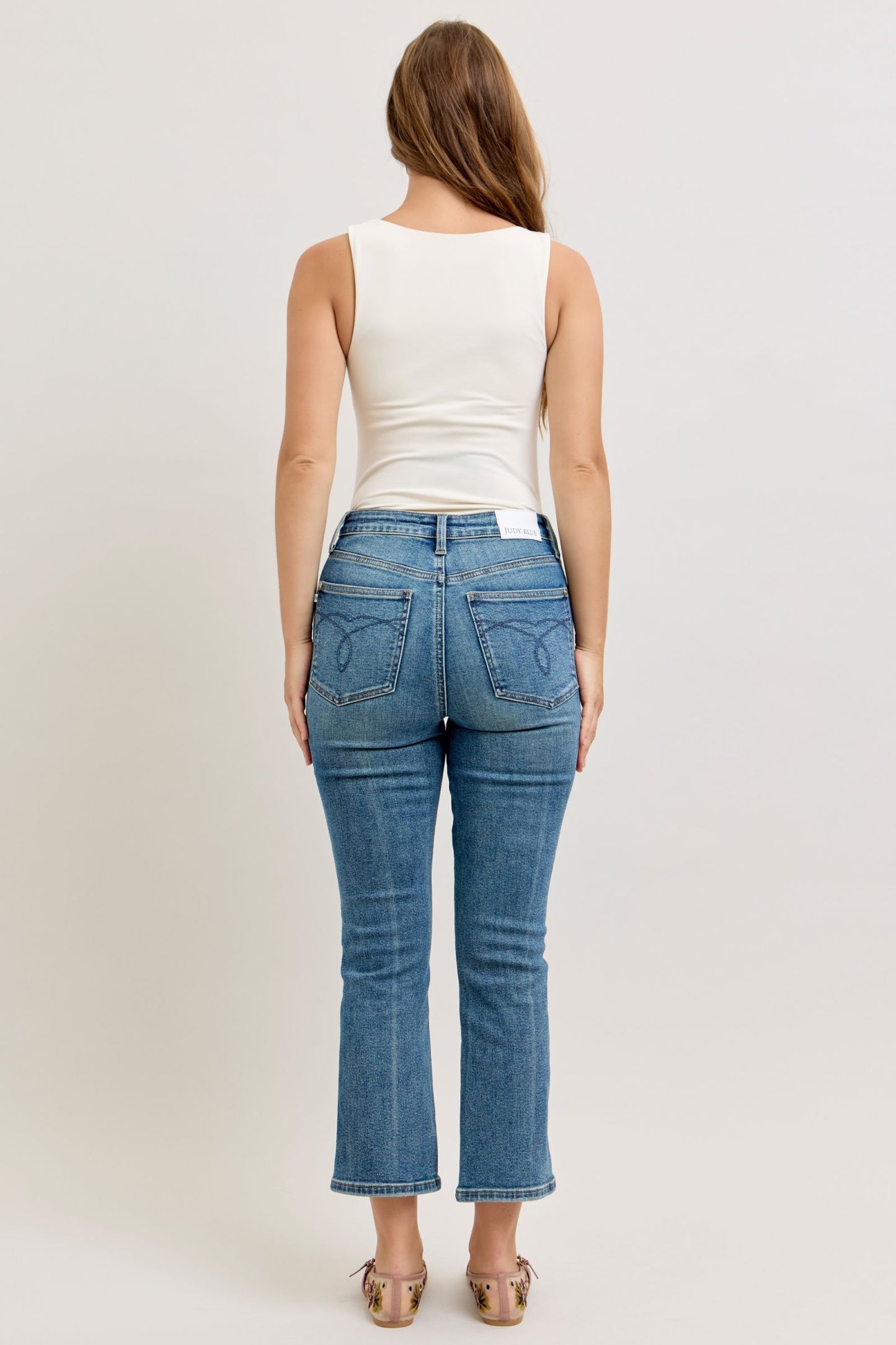 Judy blue kick flare jeans