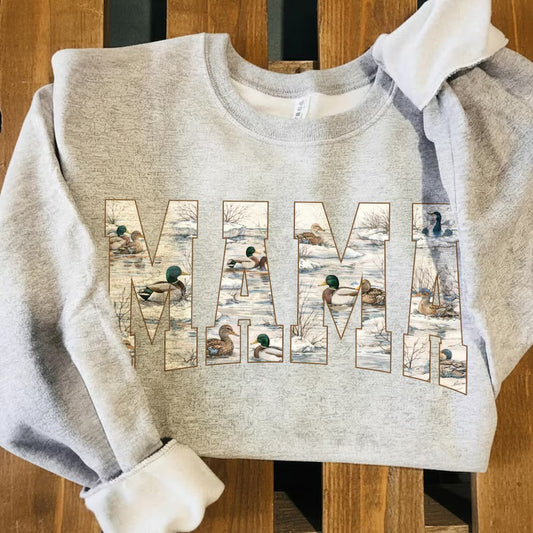 Mama sweatshirt ducks